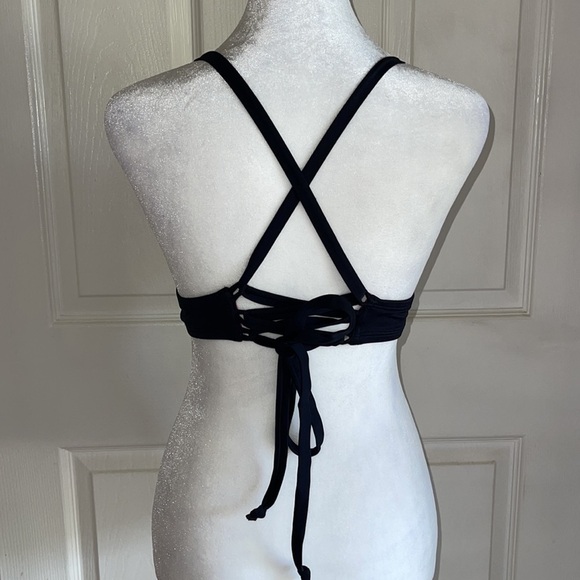 Adore Me Black Padded Triangle Strappy Back Bikini Top - Picture 2 of 5
